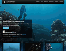 Tablet Screenshot of divelungfish.com